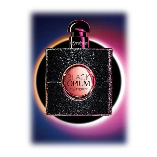 Yves Saint Laurent - Black Opium Eau De Parfum - An Addictive Black Coffee, White Florals and Vanilla - Luxury - 90 ml - Avvenice