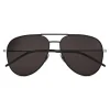 Yves Saint Laurent - Classic SL 11 Aviator Sunglasses with Double Metal Bridge and Nylon Lenses - Black - Saint Laurent Eyewear - Avvenice