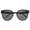 Yves Saint Laurent - Monogramme SL M42 Round Sunglasses with Nylon Lenses and Acetate Temples - Grey - Saint Laurent Eyewear - Avvenice