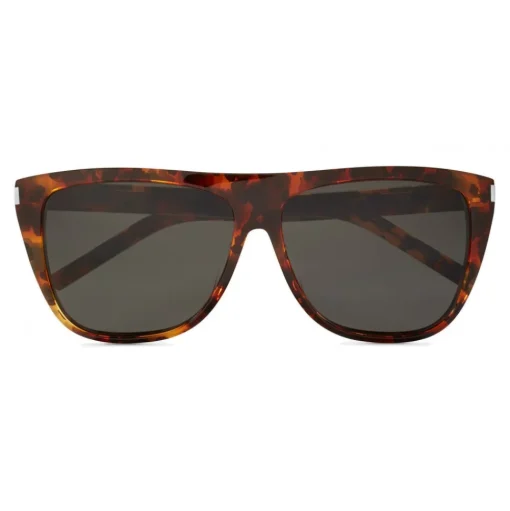 Yves Saint Laurent - New Wave SL 1 Sunglasses with Thick Frame - Havana Grey - Saint Laurent Eyewear - Avvenice