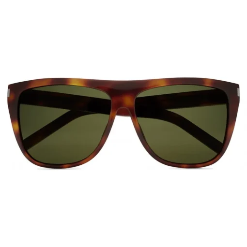 Yves Saint Laurent - New Wave SL 1 Sunglasses with Thick Frame - Light Havana - Saint Laurent Eyewear - Avvenice