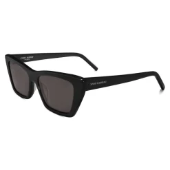 Yves Saint Laurent - New Wave SL 276 Sunglasses with Triangular Frame - Black - Saint Laurent Eyewear - Avvenice