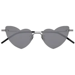 Yves Saint Laurent - New Wave Loulou 254 Silver Heart Sunglasses - Sunglasses - Yves Saint Laurent Eyewear - Avvenice