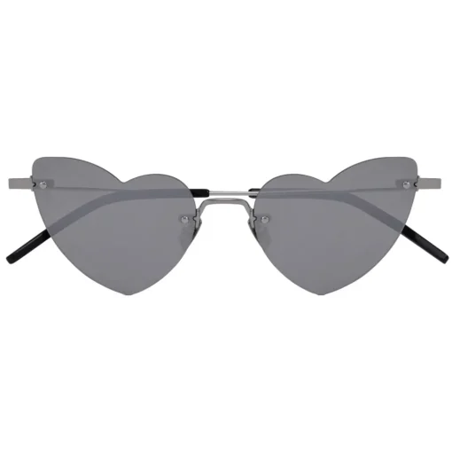 Yves Saint Laurent - New Wave Loulou 254 Silver Heart Sunglasses - Sunglasses - Yves Saint Laurent Eyewear - Avvenice