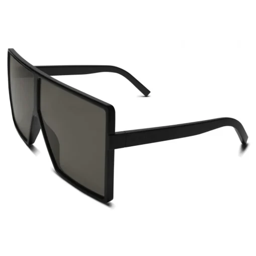 Yves Saint Laurent - New Wave 183 Betty Used Black Sunglasses in Acetate and Gray Lenses - Sunglasses - Saint Laurent Eyewear - Avvenice