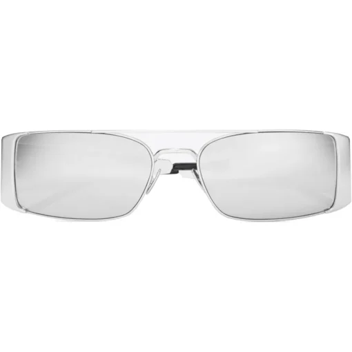 Yves Saint Laurent - SL 366 Lenny Sunglasses - Oxidized Silver - Sunglasses - Saint Laurent Eyewear - Avvenice