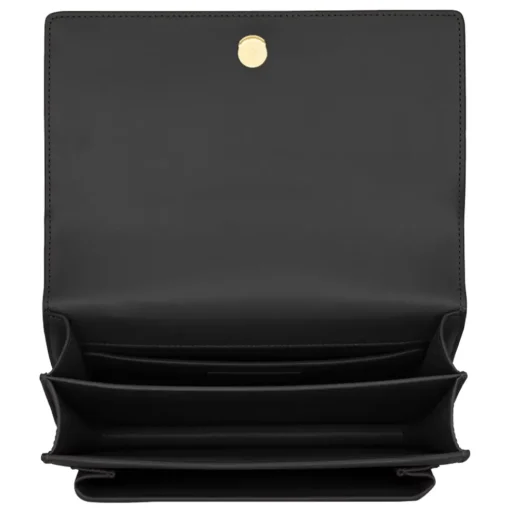 Yves Saint Laurent - Sunset Medium in Smooth Leather - Black Gold - Saint Laurent Exclusive Collection - Avvenice