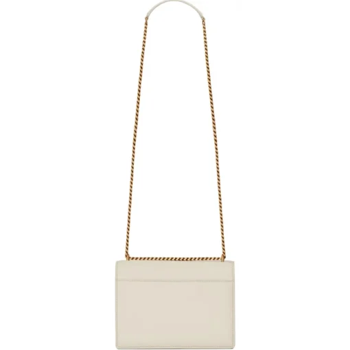 Yves Saint Laurent - Sunset Medium in Smooth Leather - Blanc Vintage - Saint Laurent Exclusive Collection - Avvenice