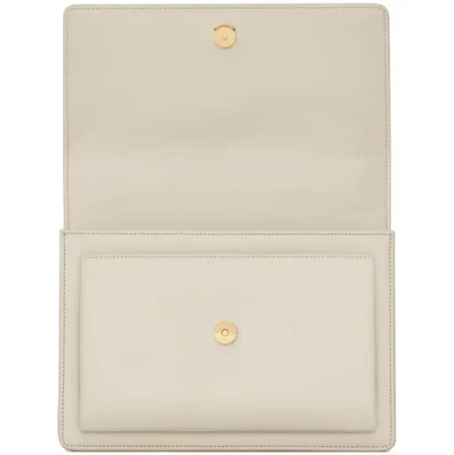 Yves Saint Laurent - Sunset Medium in Smooth Leather - Blanc Vintage - Saint Laurent Exclusive Collection - Avvenice