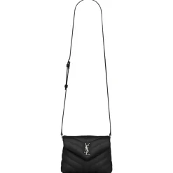 Yves Saint Laurent - Toy Loulou in Quilted Leather - Black - Saint Laurent Exclusive Collection - Avvenice