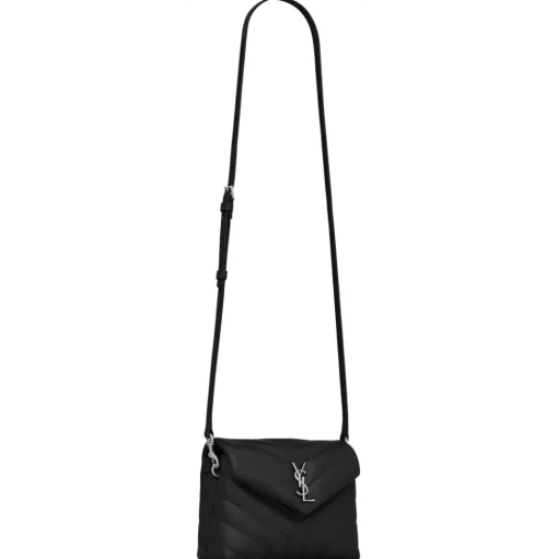 Yves Saint Laurent - Toy Loulou in Quilted Leather - Black - Saint Laurent Exclusive Collection - Avvenice