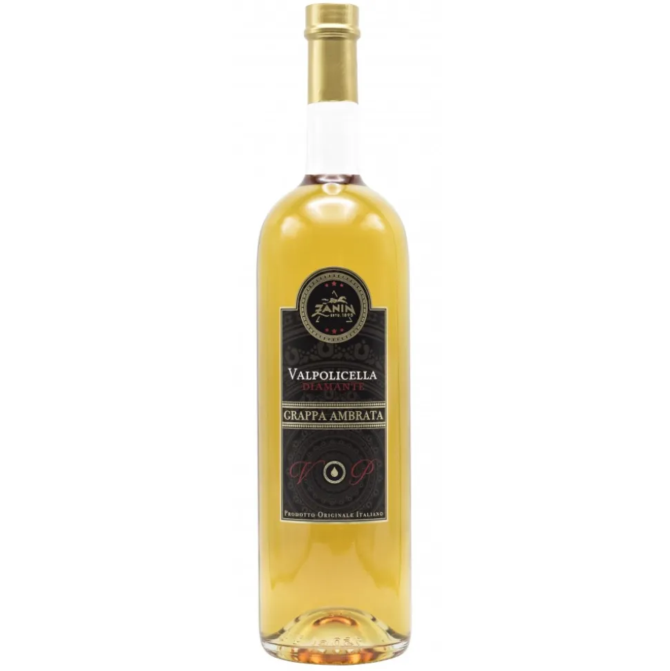 Zanin 1895 - Golmar - Grappa Ambrata - Valpolicella - Diamante - Made in Italy - 40 % vol. - Spirit of Excellence - Avvenice