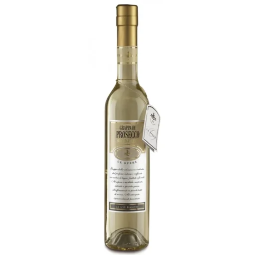 Zanin 1895 - Le Opere - Prosecco Barricade Refined Grappa - Made in Italy - 40 % vol. - Spirit of Excellence - Avvenice